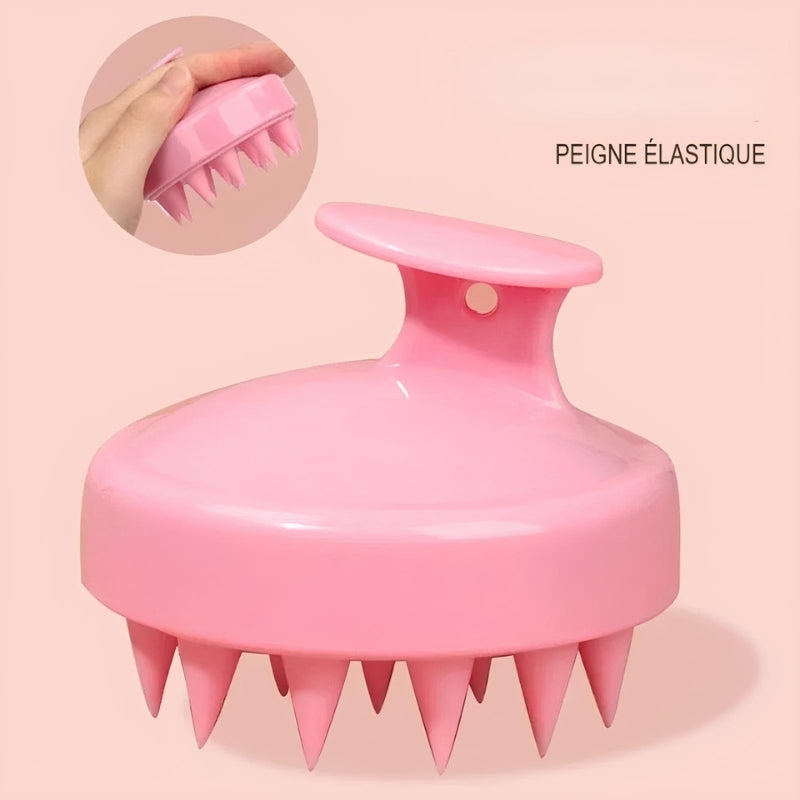 SilkScalp© - Brosse à Shampoing en Silicone