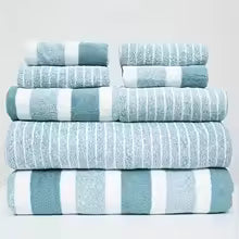 Ensemble de 8 serviettes en velours corail doux, adaptées à la salle de bain, aux voyages et à l'école.