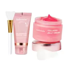 Masque exfoliant à base de collagène hydrolysé pour le visage, crème exfoliante, hydratant, raffermissant, soin de la peau pendant la nuit