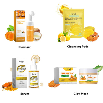 Nettoyant visage exfoliant  au curcuma
