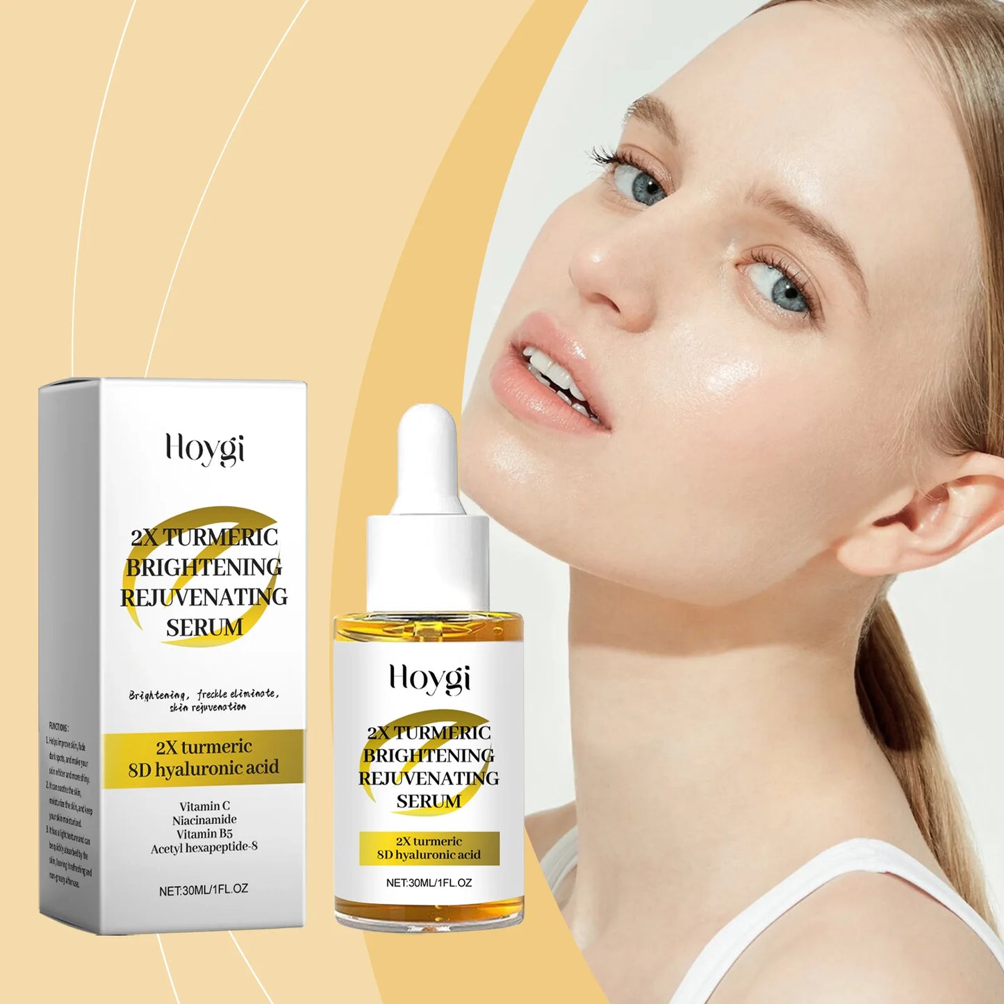 Nettoyant visage exfoliant  au curcuma