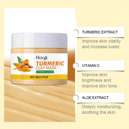 Nettoyant visage exfoliant  au curcuma