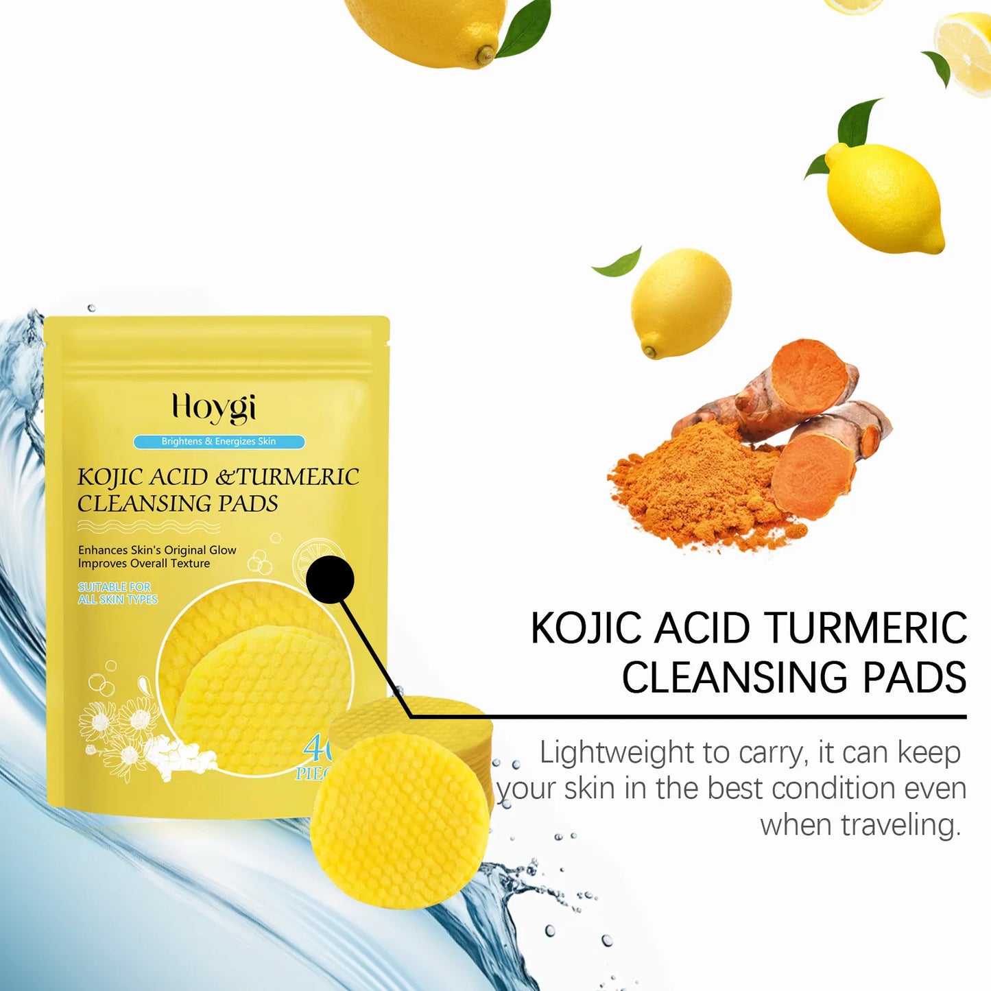 Nettoyant visage exfoliant  au curcuma