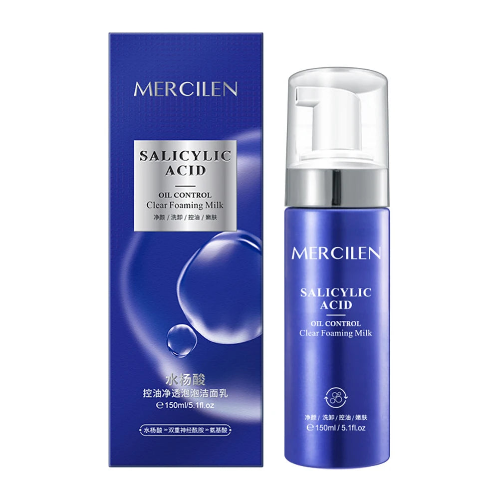 Nettoyant exfoliant pour le visage à l'acide salicylique