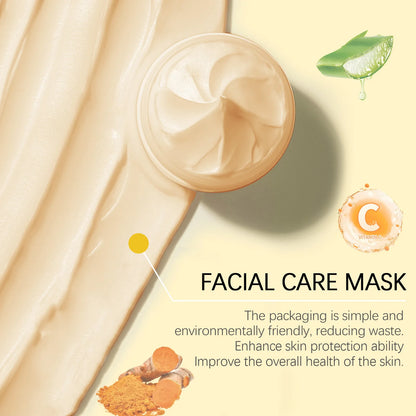 Nettoyant visage exfoliant  au curcuma
