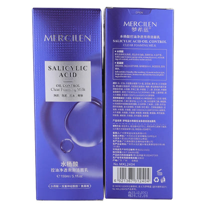 Nettoyant exfoliant pour le visage à l'acide salicylique