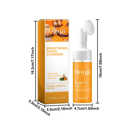 Nettoyant visage exfoliant  au curcuma