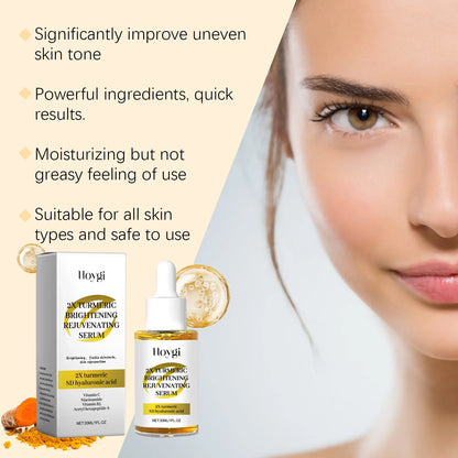 Nettoyant visage exfoliant  au curcuma