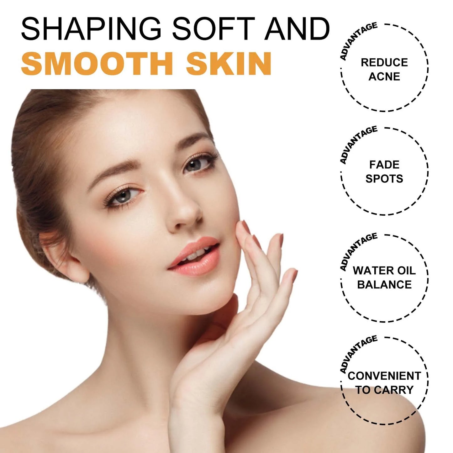 Nettoyant visage exfoliant  au curcuma