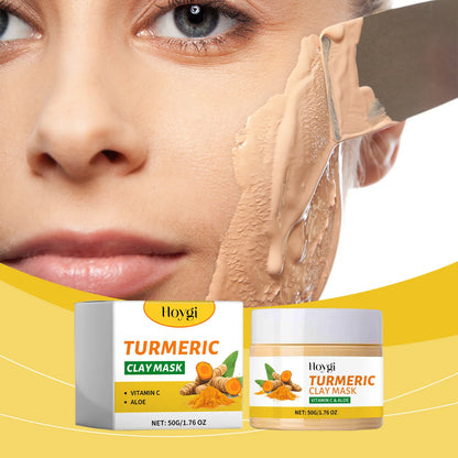 Nettoyant visage exfoliant  au curcuma