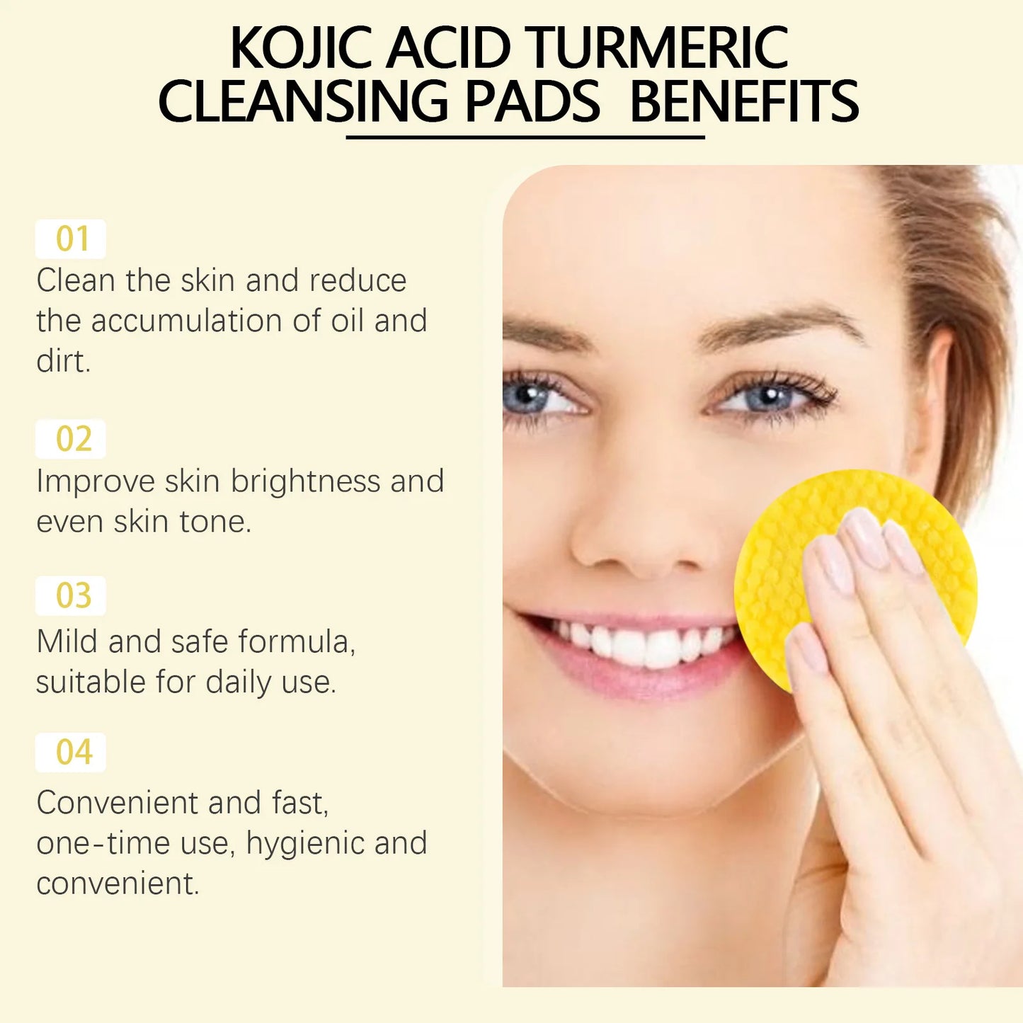 Nettoyant visage exfoliant  au curcuma