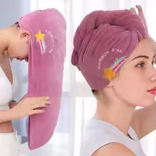 Serviette en microfibre douce  cheveux