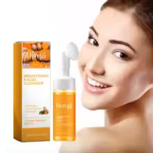 La lotion  nettoyante au curcuma Hoygi nettoie en profondeur la peau du visage réduit les marques d'acné hydrate le nettoyage et éclaircit le teint