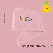 Serviette en microfibre douce  cheveux